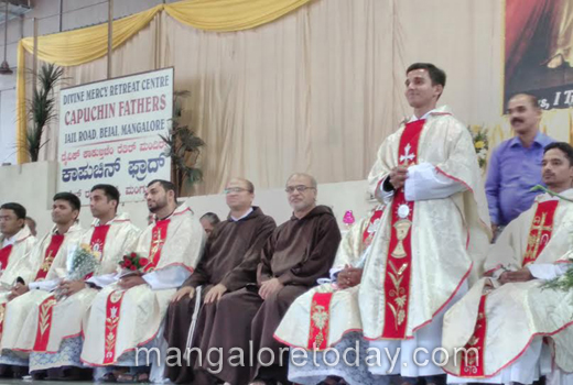 Seven Capuchin deacons